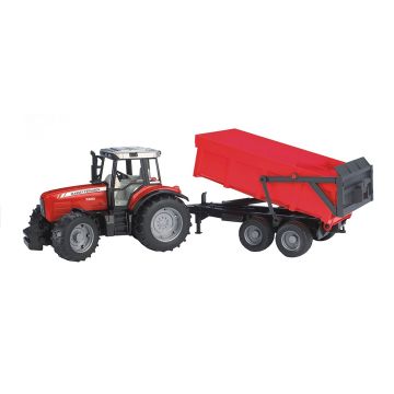 Bruder Massey Ferguson with Tipping Trailer 7480 (02045)