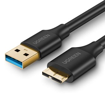 Ugreen cable USB-A - Micro USB-B 3.0 5Gb/s 2m black (US130)