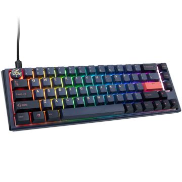 Ducky One 3 Cosmic Blue SF Gaming Keyboard, RGB LED - MX-Brown (US) (DKON2167ST-BUSPDCOVVVC2)