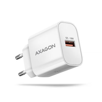 Axagon Mobile Charger Wall USB 18W 1 Port White (ACU-QC18W)