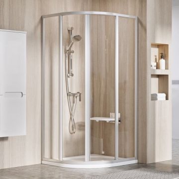 Ravak Shower Corner SKCP4-80 195 White+Glass Transparent (3114O102Z1)