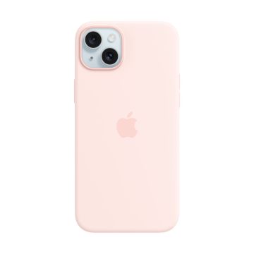 Apple iPhone 15 Plus Silicone Case with MagSafe Light Pink MT143