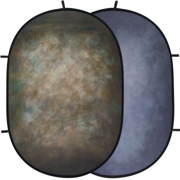 Bresser BR-FB1017 Foldable Background 150x200cm Brown/Blue