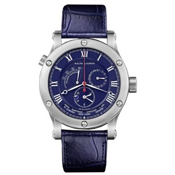 Ralph Lauren Sporting World Time 45mm Men's Watch RLR0210700