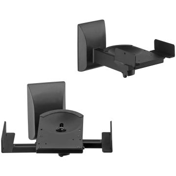 Suptek SPM201 Speaker Wall Mount, holds up to 25kg each (2 Pack)
