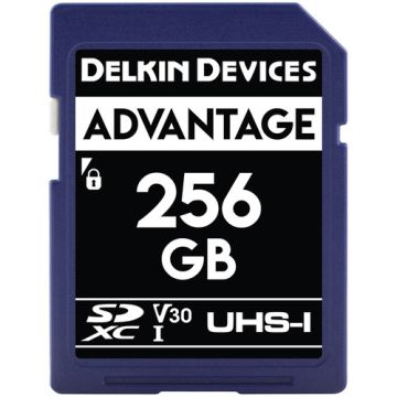Delkin Advantage SDXC 256GB Class 10 U3 V30 90/90 MB/s (DDSD633256GB-A)