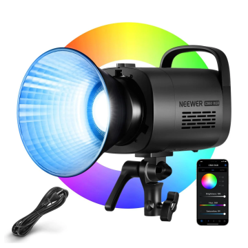 Neewer CB60 RGB LED Video Light with app Control
