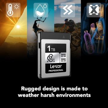 Lexar CFexpress 4.0 Pro Silver, R3600/W3000 1TB (LCXEXS4001T-RNENG)