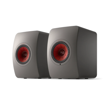 KEF LS50 Wireless II Bookshelf Speakers Grey (Pair / Set of 2)