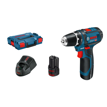 Bosch GSR 12V-15, 2x2.0Ah L-boxx (0601868109)