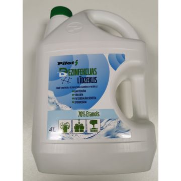 Pilots disinfectant 4L 70% ethanol
