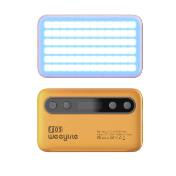 Weeylite S05 Portable Pocket RGB Light Yellow