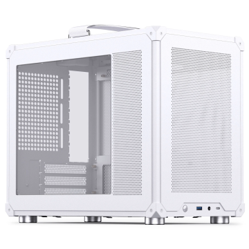 Jonsbo C6 MAX PC case, mini case, Micro-ATX - White (C6MAXWHITE)