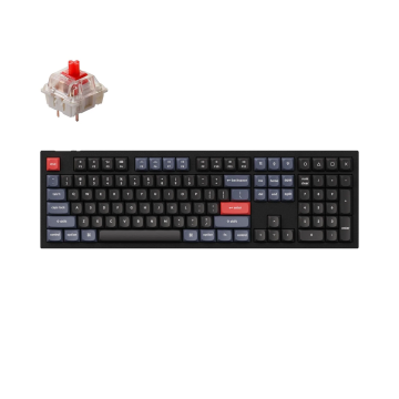Keychron Q6 Gateron G Pro Red Switch Black US (Q6-C1)