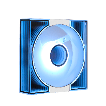 Darkflash DM8 ARGB Cooling Fan (White)