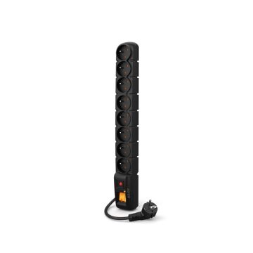 ACAR S8 Black 8 AC outlet(s) 230 V 5m