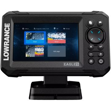 Lowrance Eagle 5 Row W/O Transducer Only Device Eholote (000-16236-001)