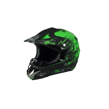 XTR MT125 Melns / Zaļš Bērnu ķivere XL izmērs - 57-58cm