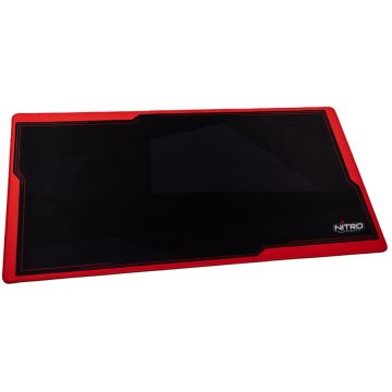 Nitro Concepts Deskmat 1200x600mm - black/red (NC-GP-MP-004)