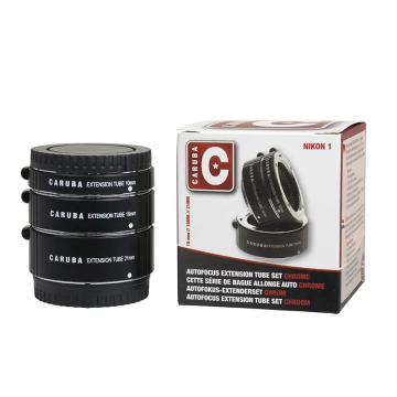 Caruba Extension Tube Set Nikon 1-Serie Chroom