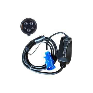 Electric car portable charger Type 1 - CEE, 6-32A, 7.2kW, 1-phase, 5m (EV200030)