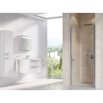 Ravak Dušas Durvis CSD1-90 Bright Alu+Caurspīdīgs Stikls (0QV70C00Z1)