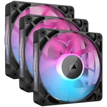 Corsair iCUE LINK RX120 RGB Series, PWM 3-Pack - 120mm, Black (CO-9051018-WW)