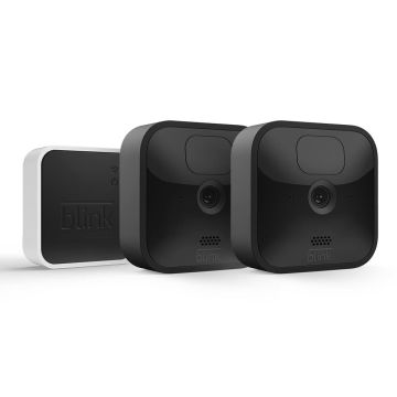 Blink Outdoor | Wireless, weather-resistant HD security camera with two-year battery life, motion detection | 2-Camera System