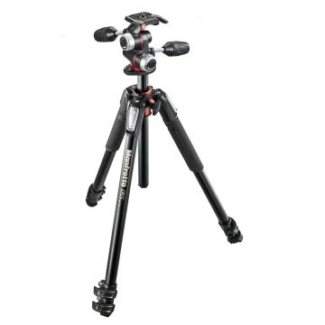 Manfrotto MT055XPRO3-3W Aluminum Tripod with 3-Way Pan/Tilt Head