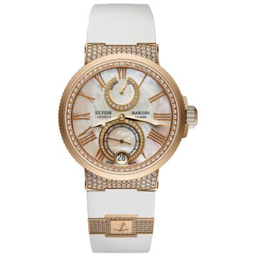 Ulysse Nardin Marine Lady Chronometer Ladies Watch 1182-160C-3C/490
