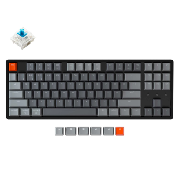 Keychron K8 TKL Gateron G Pro Blue Switch Wireless Black US (K8-J2)