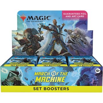 Wizards of The Coast MTG Magic: The Gathering - March of The Machine Set Booster Display (30 Packs)