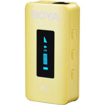 Boya BY-XM6-K2Y 2.4GHz Ultra-compact Wireless Microphone System Kit Yellow