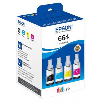 Epson 664 ECOTANK 4-COLOUR MULTIPACK (C13T66464A)