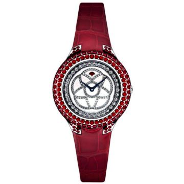 Graff Halo Rubies Ladies Watch GH36BGRMPW