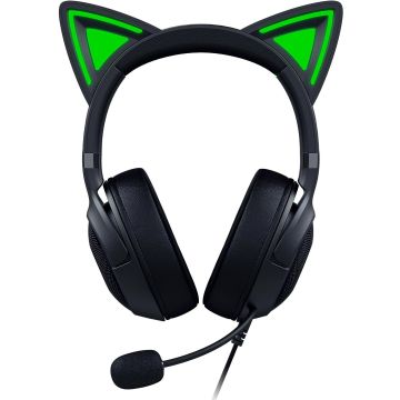 Razer Kraken Kitty V2 - Wired RGB Headset with Kitty Ears (Black) | USB