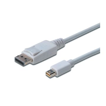 Assmann DisplayPort 1.1a to miniDisplayPort 2m White (AK-340102-020-W)