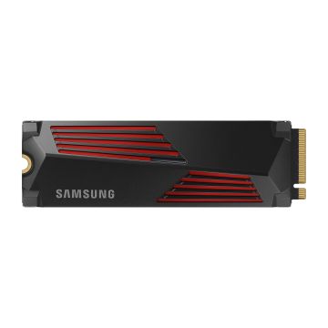 Samsung 990 PRO Heatsink NVMe M.2 SSD with Heatsink, 4TB, PCIe 4.0, 7450MB/s Read, 6900MB/s Write (MZ-V9P4T0CW)