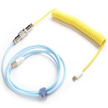 Ducky Premicord Cable USB-C to USB-A Cotton Candy (DKCC-CCCNC1)