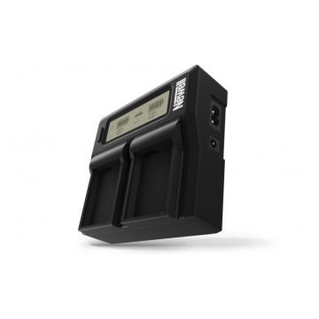 Newell DC-LCD Dual-channel Charger for BP-955/975 Batteries for Canon