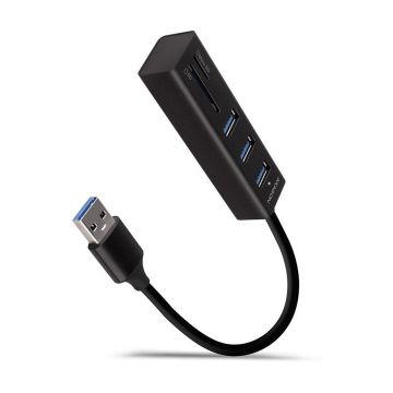 Axagon I O Hub USB 3.2 3 Port SD MicroSD 0.2m HMA-CR3A (HMA-CR3A)