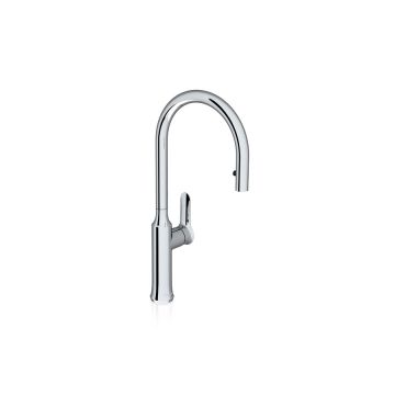 Ravak KM 017.00 Kitchen Sink Standing Tap With Retractable Shower (X070078)