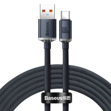 Baseus Crystal Shine cable USB to USB-C 100W 2m Black (CAJY000501)
