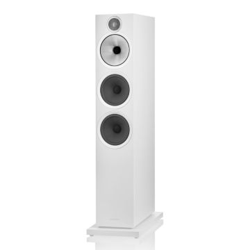 Bowers & Wilkins Floorstanding Speaker 603 S3, White, 1Pc