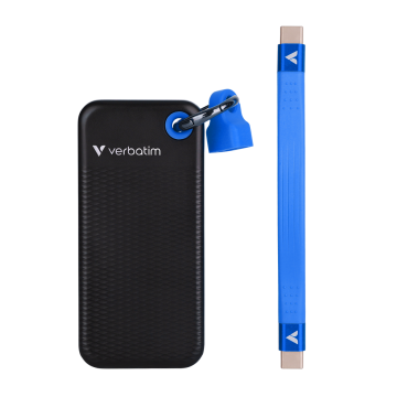 Verbatim Pocket SSD USB 3.2 Gen 2 2 TB Black/Blue