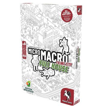 Pegasus Spiele MicroMacro: Crime City – Full House (EN)