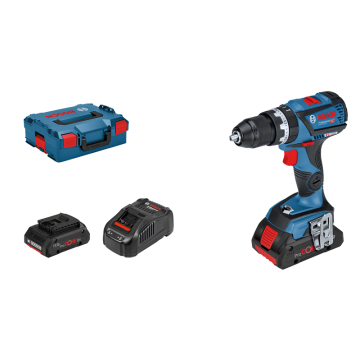 Bosch GSB 18V-60 C, 2xProCORE4.0Ah, 1880CV L-Boxx (06019G2107)