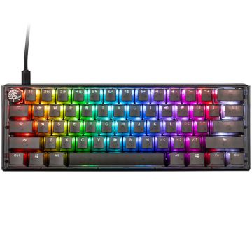 Ducky One 3 Aura Black Mini Gaming Keyboard, RGB LED - MX-Blue (US) (DKON2161ST-CUSPDABAAAC1)