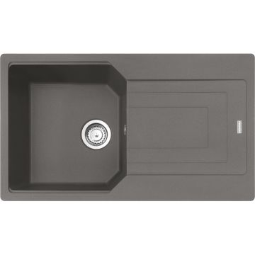 Franke Urban UBG 611-86 Abpusēja 86x50cm PopUp Akmens Pelēks (114.0682.523)