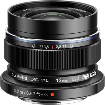 Olympus M.ZUIKO DIGITAL ED 12mm F/2 Black